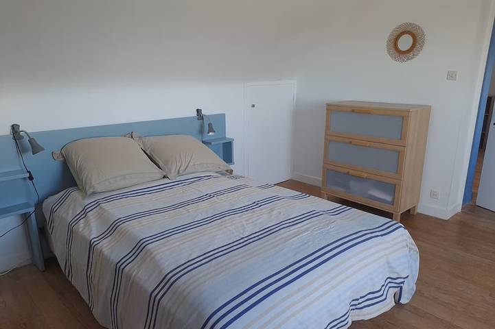 House with large garden ideally located 5 minutes walk from Trestel beach in Trévou-Tréguignec, Rosa Granitküste