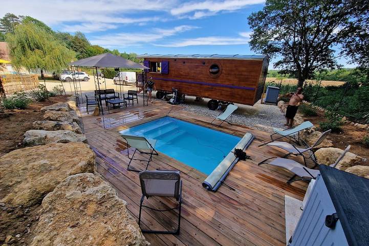 Mobil home pour 4 personnes à Journiac