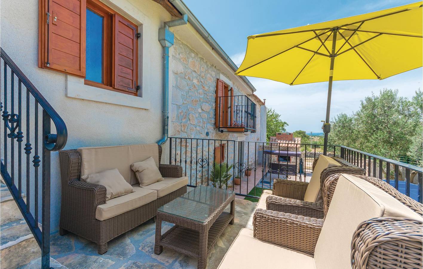 Ferienhaus für 5 Personen mit Terrasse in Općina Polača, Zadar