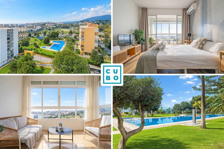 Apartamento para 2 personas, con terraza y vistas al mar en La Colina Torremolinos