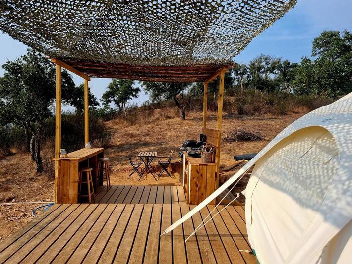 Bungalow für 4 Personen, mit Terrasse und Ausblick in Alentejo - 2