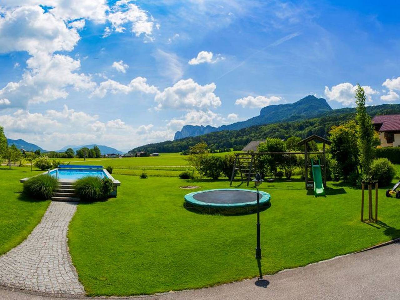 Pension Anna, Ferienwohnungen & Komfortzimmer - Doppelzimmer 2 in Sankt Lorenz, Mondsee & Irrsee