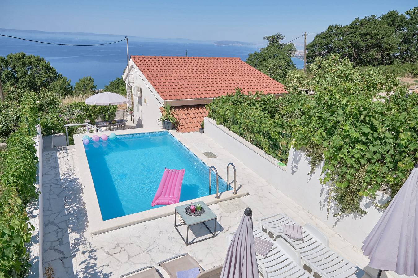 Villa Mit Pool für 4 Personen in Podstrana, Dalmatinisches Festland
