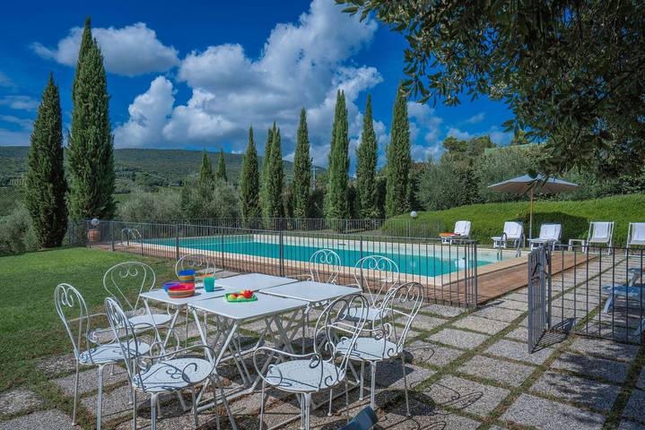 Maison de vacances pour 8 personnes, avec jardin et balcon à San Gimignano
