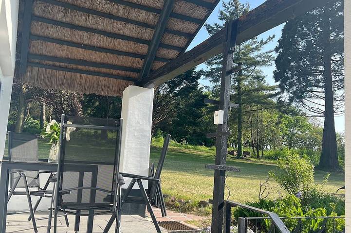 Ferienhaus für 4 Personen, mit Sauna und Garten, mit Haustier