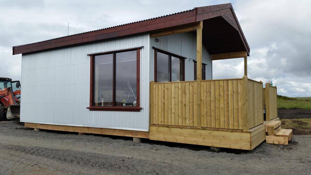 Hekla Cabin 2 Volcano and Glacier View in Sudurland