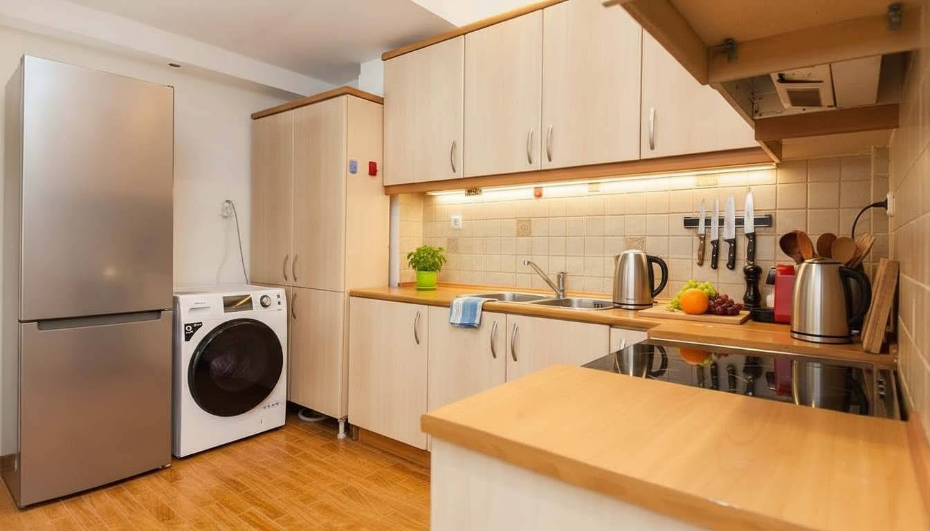 Apartamento entero, Apartamento de vacaciones para 4 personas con jardín in El Pireo, Región de Costa Sur de Ática