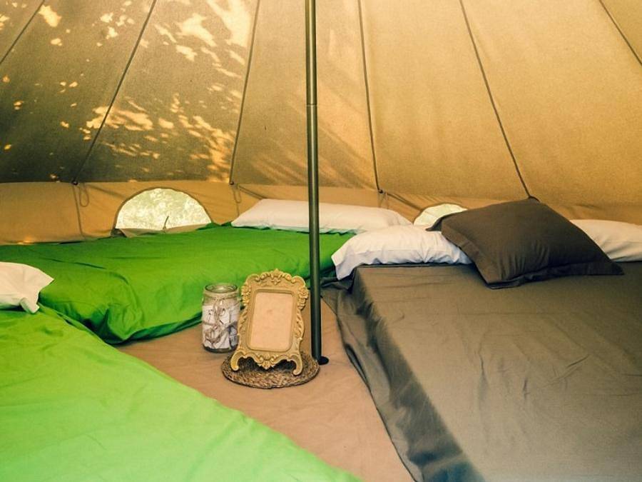Camping Ecocamp Vinyols - Tent 4 personen - Algodon Winkel in Vinyols i els Arcs, Costa Dorada