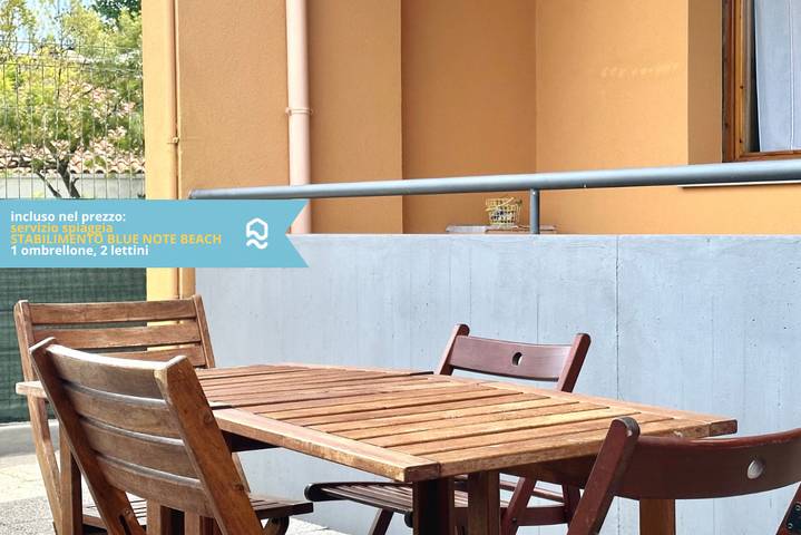 Entire apartment, Se094 - Marzocca, three-room apartment with beach included in Senigallia (Municipality), Ancona Province