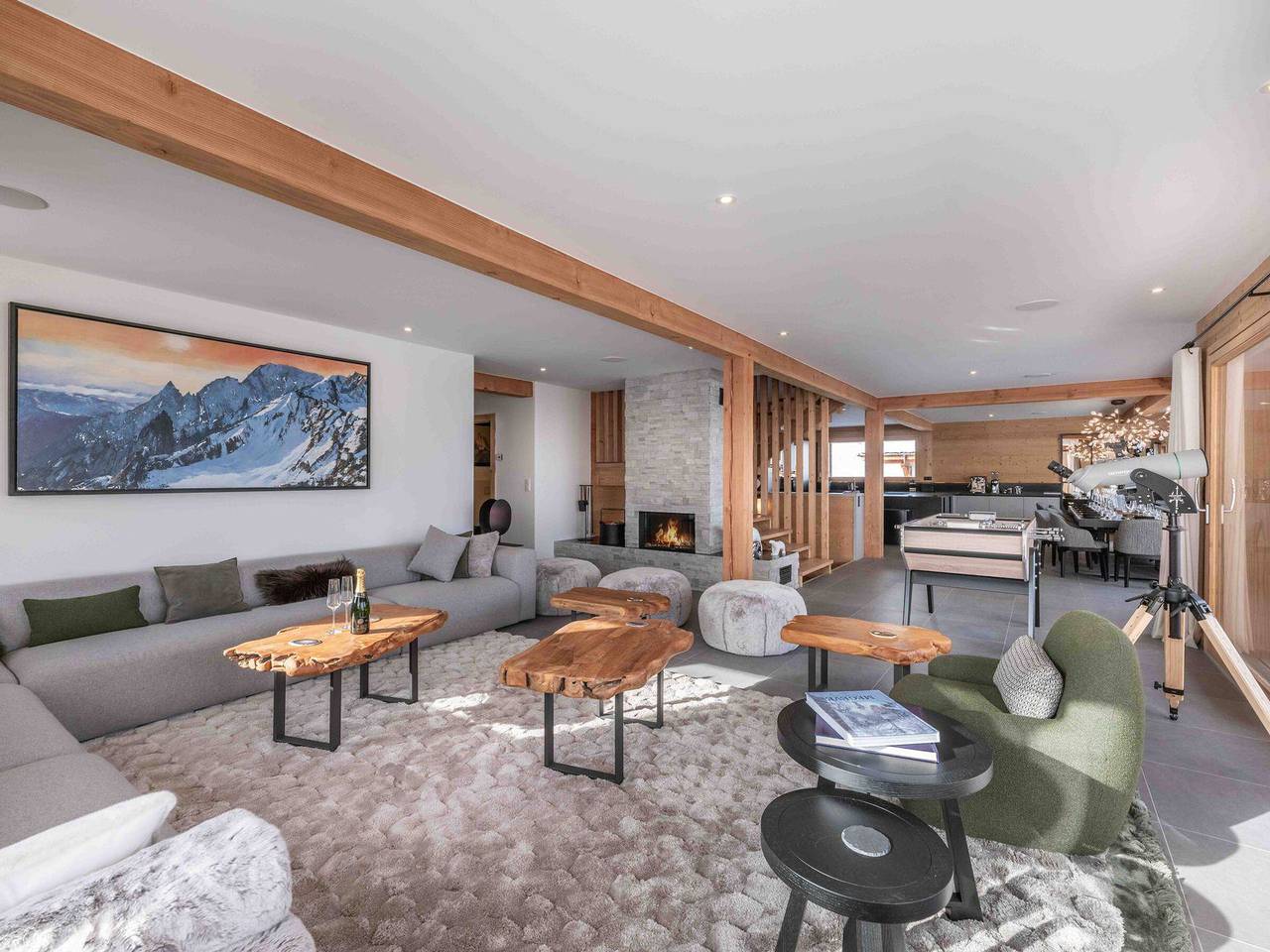 Chalet moderne à Combloux avec piscine et espace bien-être in Combloux, Pays du Mont-Blanc