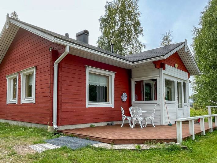 Log cabin for 6 people, with sauna, with pets in Lapland