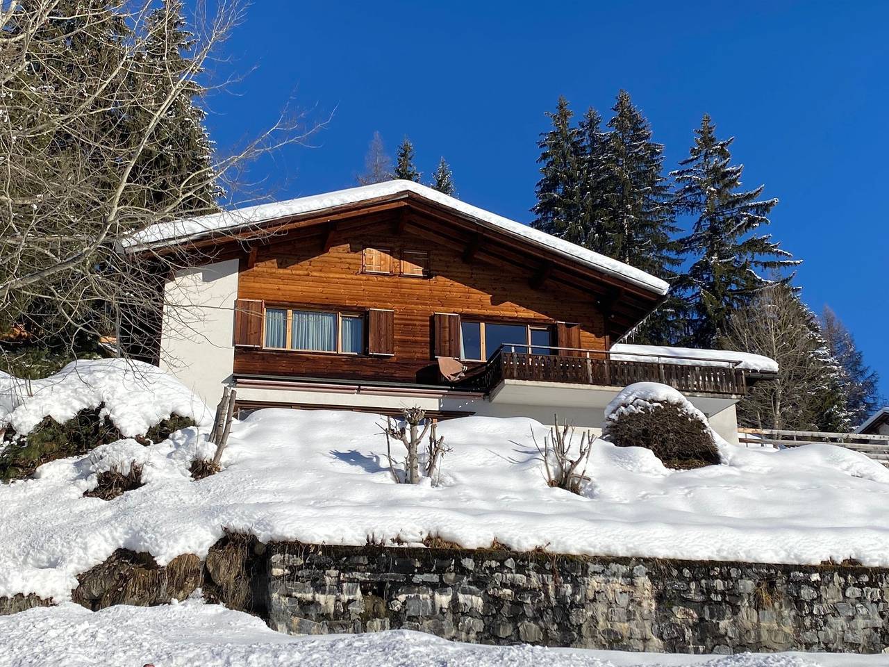 Ferienhaus Underem Ried - 4.5-Zimmer Ferienhaus bis 6 Personen, 160qm in Rätikon Gebirgsgruppe, Luzein