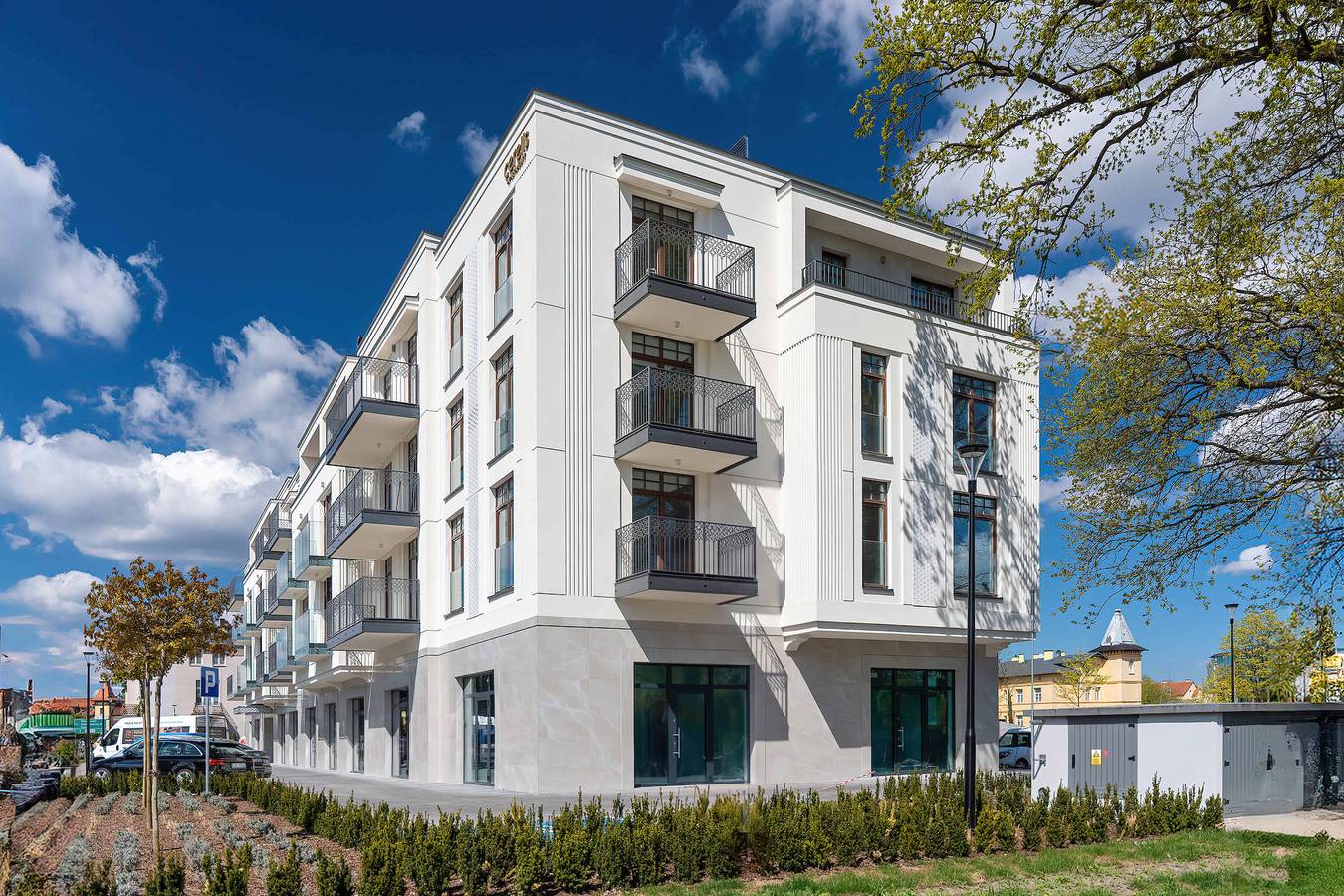Ganze Ferienwohnung, Modern Studio with a Balcony | Air Conditioning | Near the Zdrojowy Park in Ciechocinek, Kujawien-Pommern
