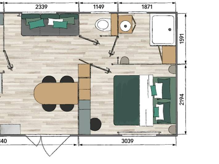 Camping für 5 Personen in Hyeres - 3