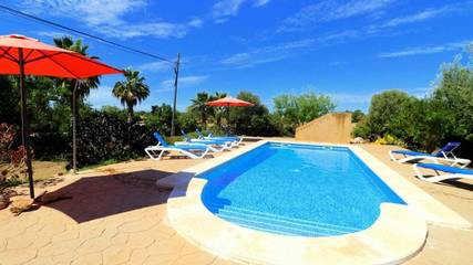 Villa in Es Llombards, Santanyí für 6 