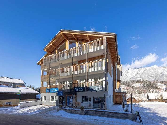Ferienwohnung für 4 Personen, mit Balkon und Sauna in Haus