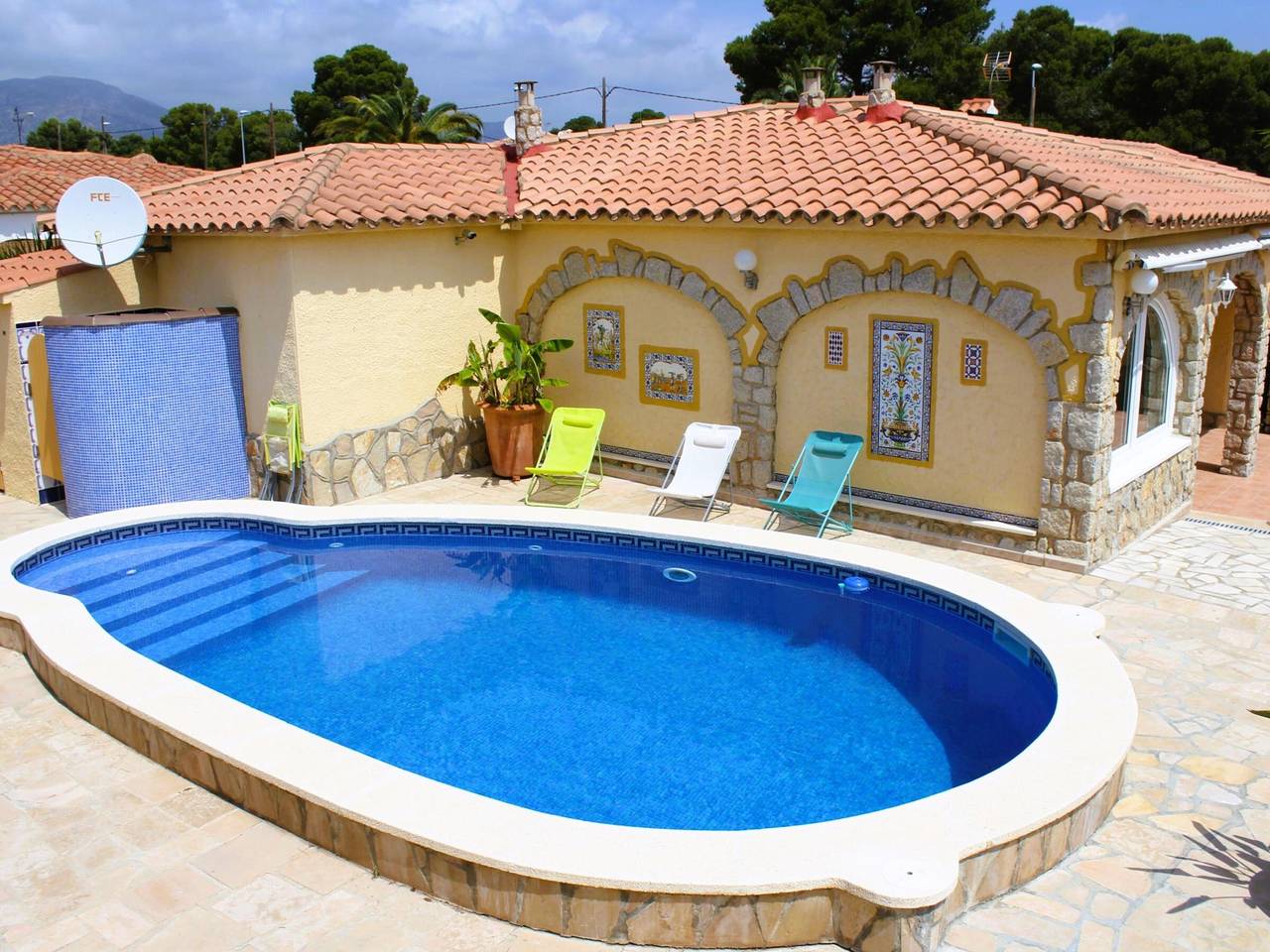Große Villa mit privatem Pool in Miami Platja in Miami Platja, Mont-roig del Camp