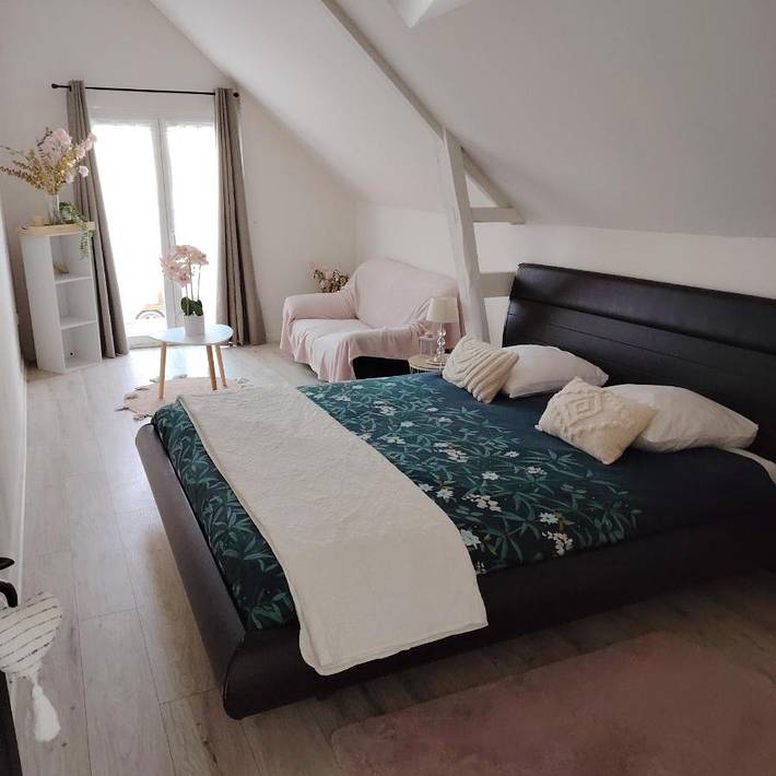 Location de vacances pour 6 personnes, avec jardin et vue, animaux acceptés dans Plage De La Greve A Cherrueix