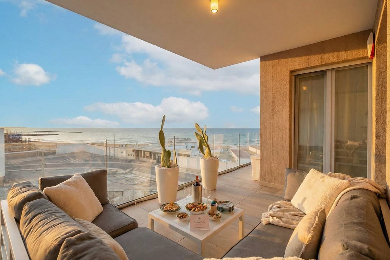 Ganze Wohnung, Ferienwohnung für 6 Personen mit Balkon/Terrasse in Bari, Bari Provinz
