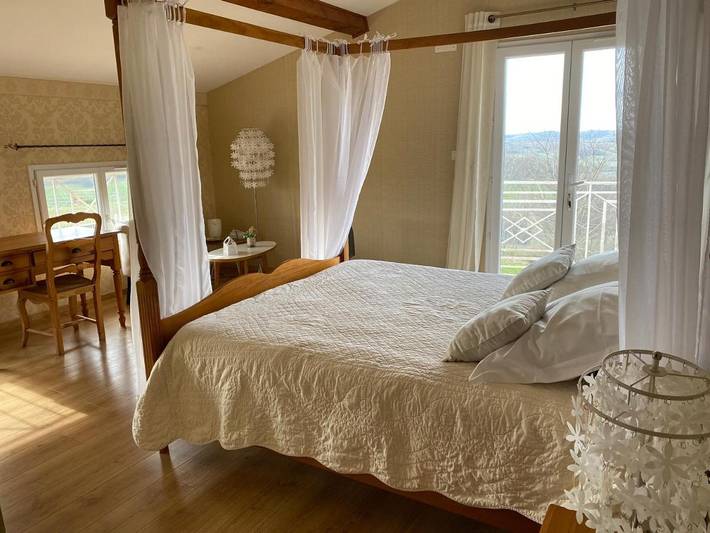 Maison d’hôte pour 4 personnes, avec vue et sauna ainsi que jardin et piscine à Latrape - 4