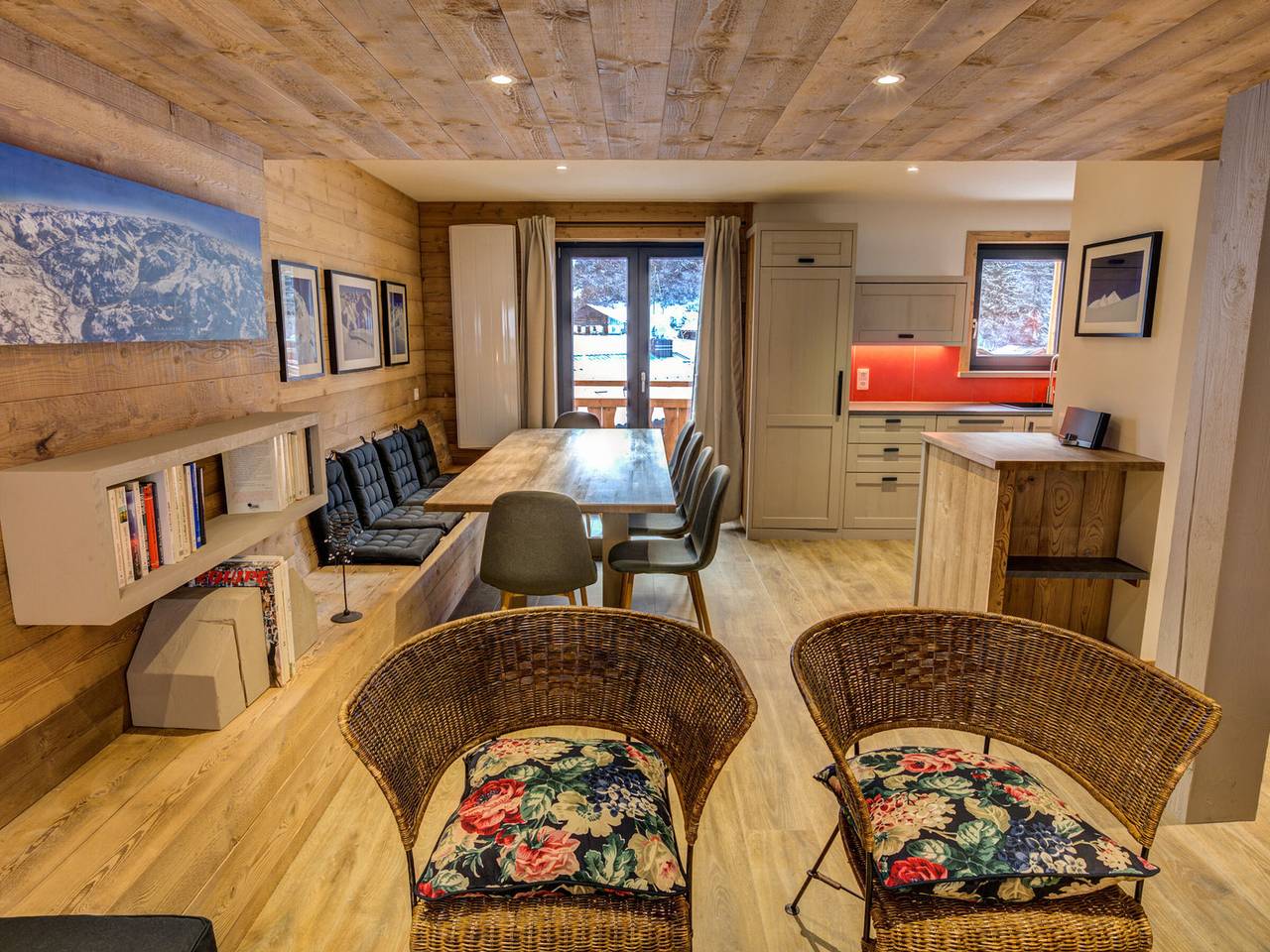Gemütliches Chalet im Zentrum - 10 Pers, Haustiere erlaubt, kostenloses Wlan in La Plagne, La Plagne-Tarentaise