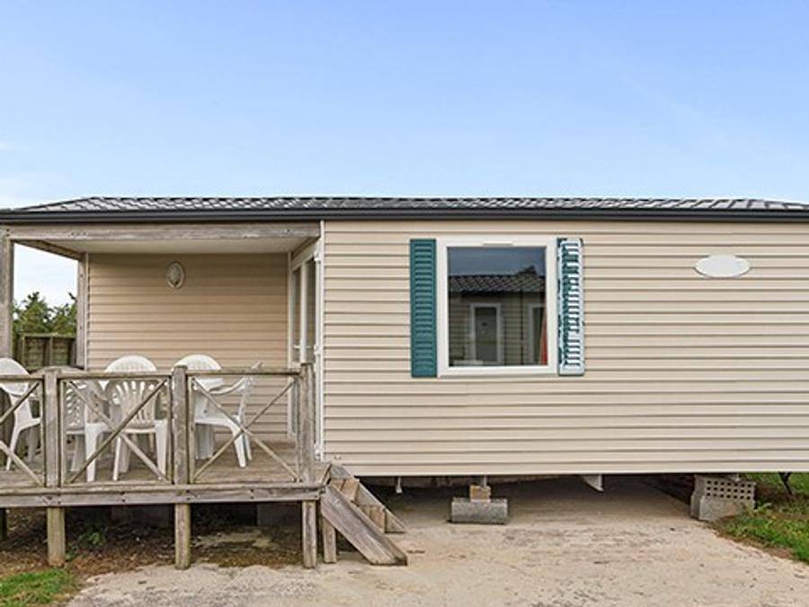 Camping  Le Parc des Roches - Mobilhome 6 personnes - Classic Xl | 2 Ch. | 4/6 Pers. | Terrasse surélevée in Saint-Chéron, Essonne