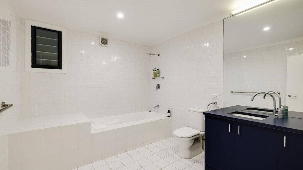 Raum und Ruhe am schönen Strand in New South Wales