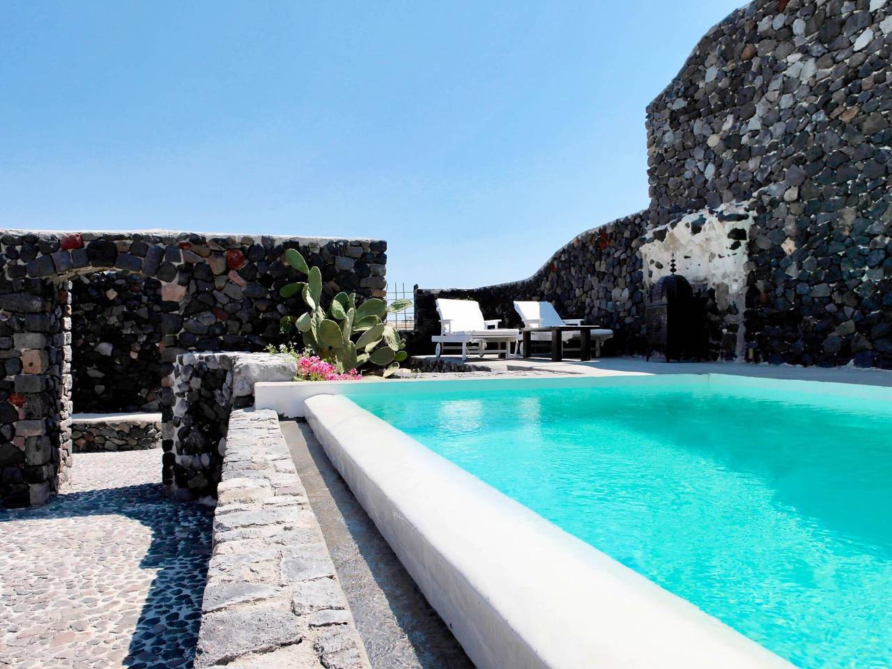 Villa in Megalochori mit privatem Pool in Megalochori, Santorin