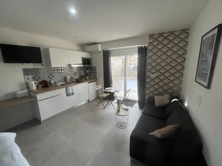 Gîte pour 2 personnes, avec terrasse ainsi que jacuzzi et jardin, animaux acceptés à Chasse-sur-Rhône - 3