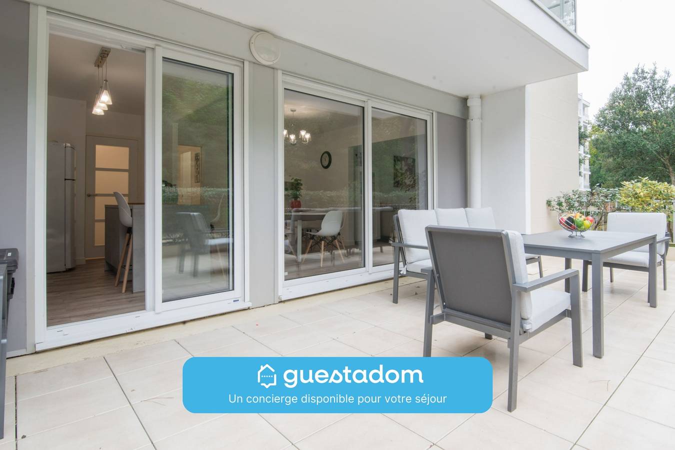 Ganze Wohnung, Ferienwohnung für 4 Personen mit Balkon in La Baule-Escoublac, Côte d'Amour