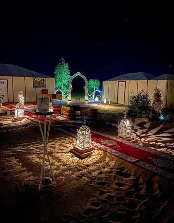 Chambre d’hôte pour 2 personnes, avec terrasse et vue dans Merzouga