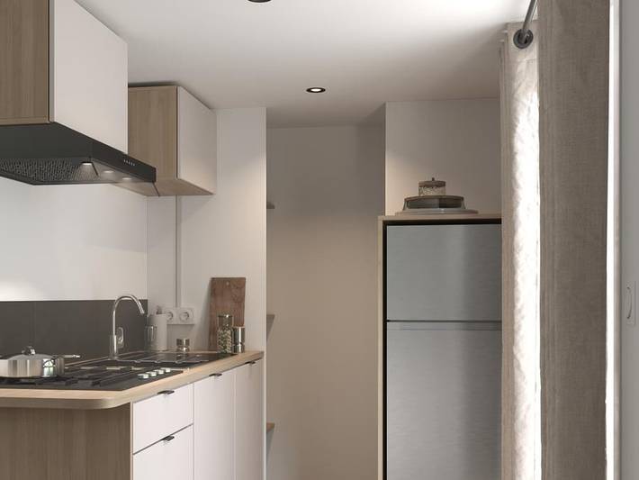 Mobil home pour 4 personnes, avec bassin pour enfant à Le Grand-Serre - 4