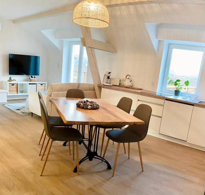 Appartement de vacances pour 6 personnes, avec vue et terrasse