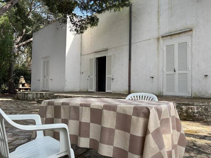 Casa vacanza per 8 persone, con panorama e giardino, adatto a famiglie con bambini in Porto Selvaggio
