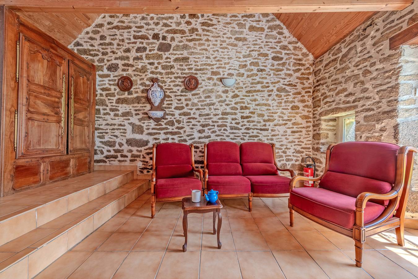 Casa de vacaciones 'Le Gîte Rose 4' con terraza privada y jardín compartido in Porspoder, Región de Brest