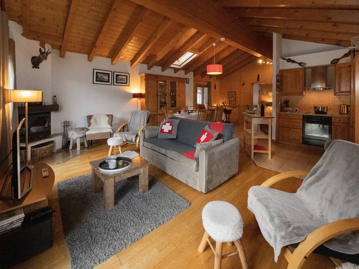 Location de vacances pour 8 personnes, avec jardin et balcon à Leytron - 2