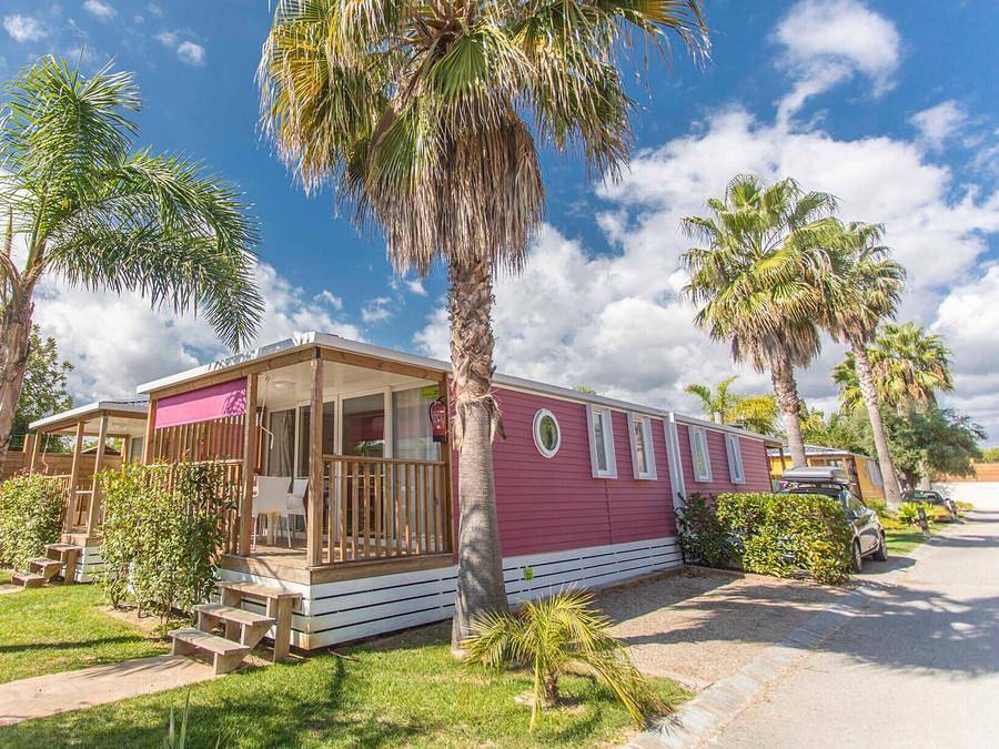 Camping Alannia Els Prats - Mobilhome 4 personas - Confort | 2 Dormitorios | 4 Pers | Terraza individual | Aire acondicionado | Tv in Montroig, Costa Dorada