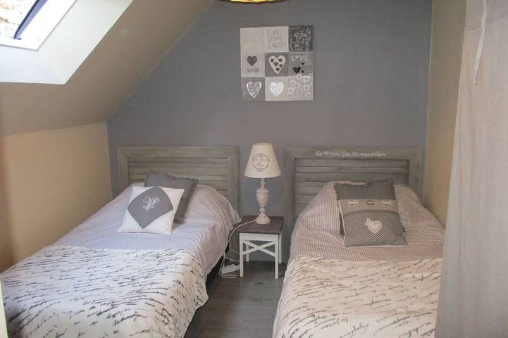 Ganze Wohnung, 4 * Wohnung außergewöhnlichen Meerblick Normandie Landungsstrände Frankreich in Port-en-Bessin-Huppain, Bayeux und Umgebung