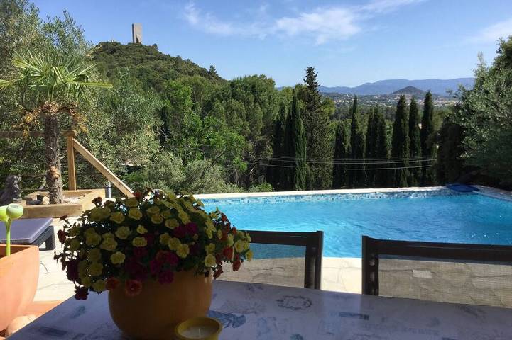 Location de vacances pour 6 personnes, avec Balcon et Jardin à Taradeau