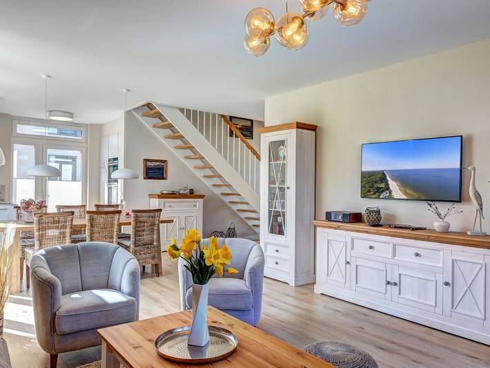 Ferienhaus für 6 Personen, mit Terrasse und Sauna sowie Garten in Loddin - 4