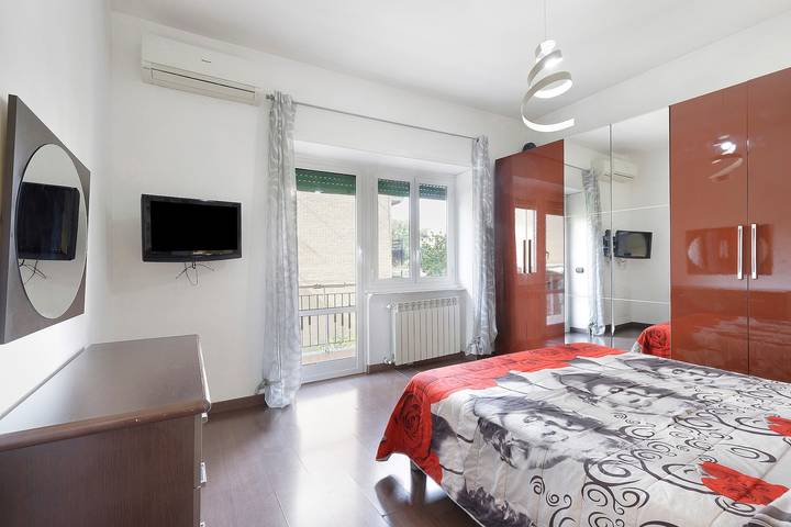Gîte pour 4 personnes, avec balcon et jardin, animaux acceptés à Rome - 3