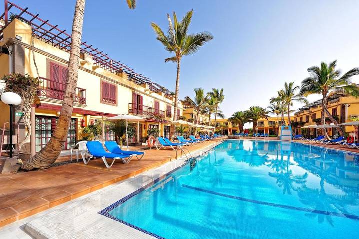 Apartahotel para 4 personas, con Balcón y Terraza además de Piscina y Vistas en Maspalomas