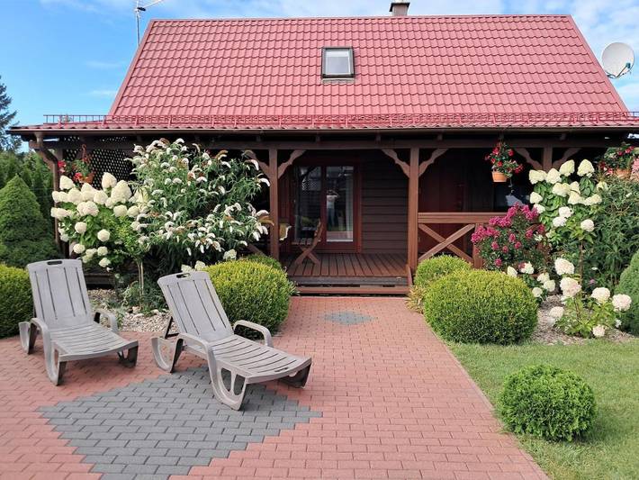 Ferienhaus für 5 Personen, mit Garten und Ausblick