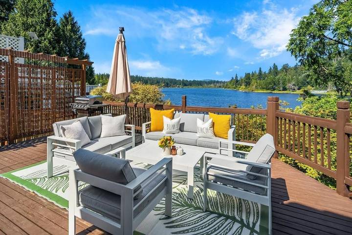 Casa de vacaciones para 8 personas, con vistas al lago además de jardín y terraza - 1