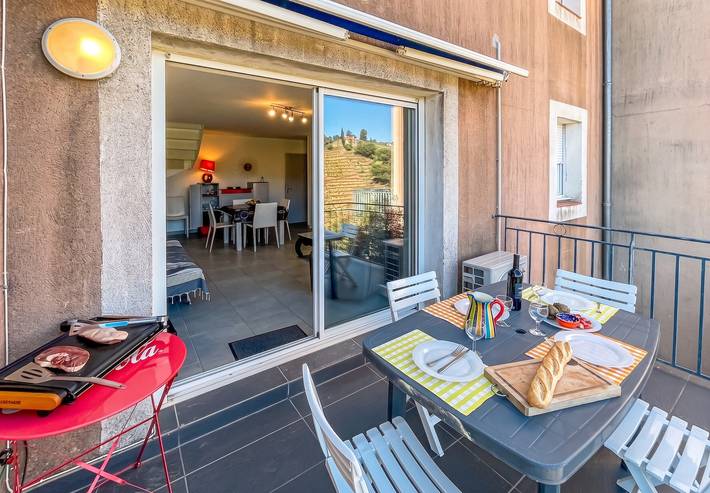 Gîte pour 6 personnes, avec Balcon/Terrasse et Terrasse dans Plage des Elmes