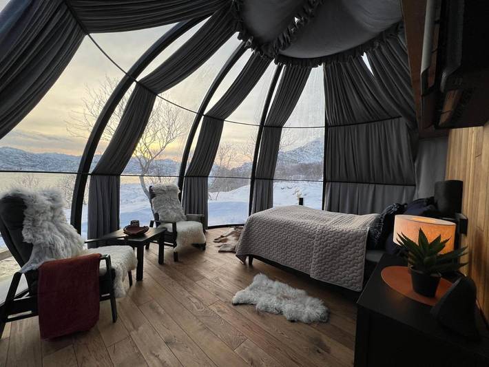 Bungalow für 2 Personen, mit Garten und Ausblick in Norwegen - 4