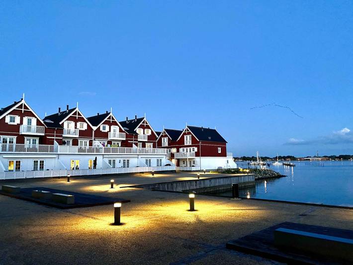 Ferienwohnung für 4 Personen, mit Balkon und Sauna sowie Ausblick und Seeblick in Sønderborg kommun - 3