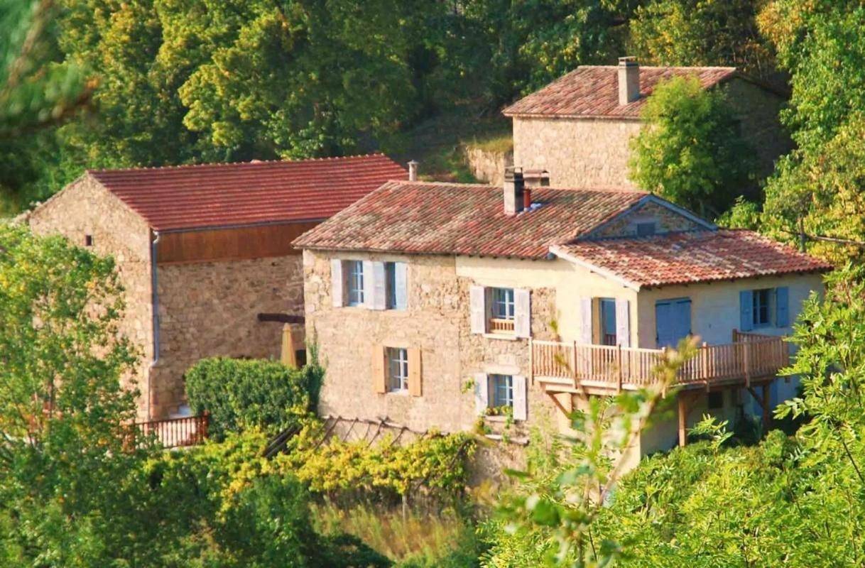 Maison de vacances pour 4 personnes avec balcon in Labatie-d'Andaure, Parc naturel régional des Monts d'Ardèche