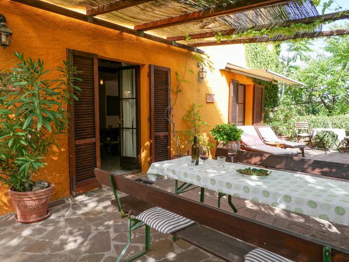 Ferienhaus für 7 Personen, mit Sauna und Terrasse sowie Garten in der Toskana
