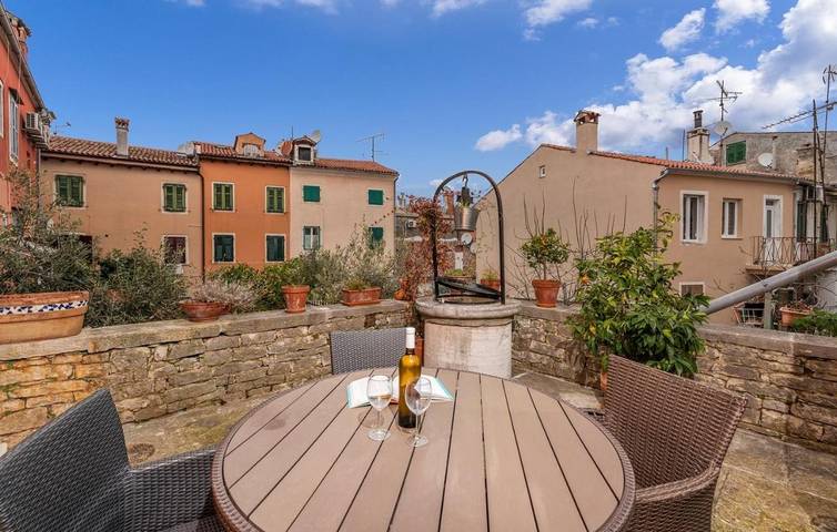 BnB für 3 Personen, mit Terrasse in Rovinj